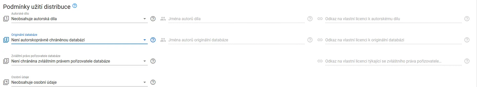 Příklad formuláře